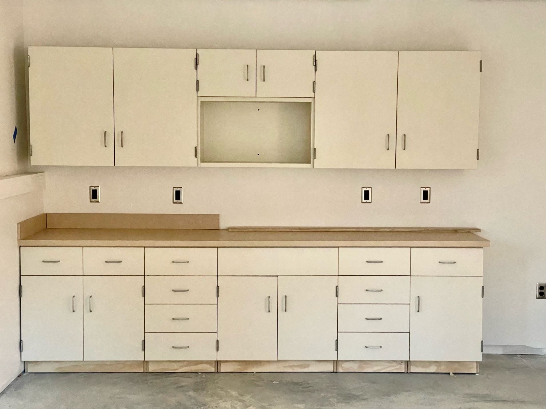 Plastic Laminate Clad Countertops and Cabinets